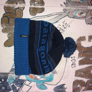 Blue Patagonia winter hat